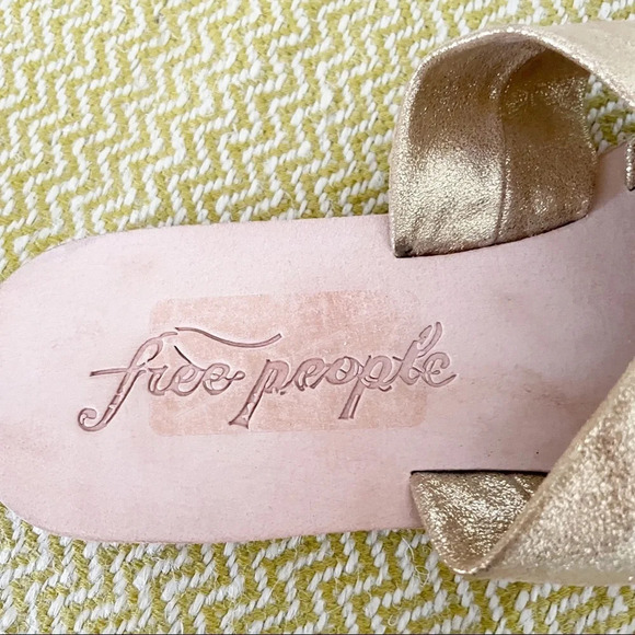 Free people | rio vista gold sandals - Picture 3 of 5